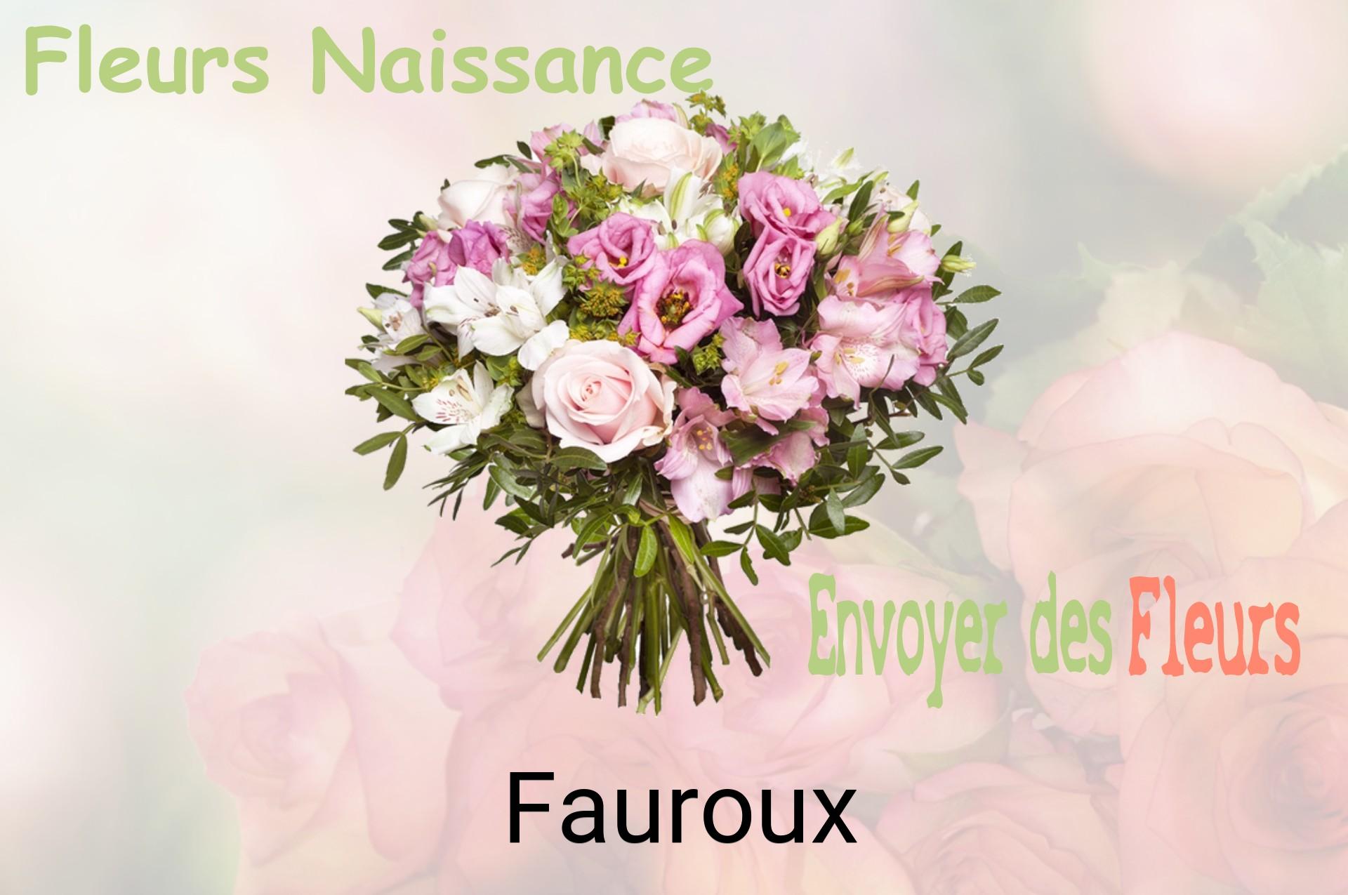 Bouquet de fleurs de naissance livré à Fauroux